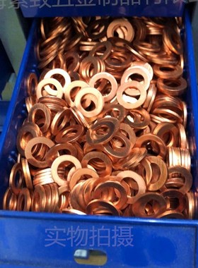 JB/ZQ4454i M30-99 紫铜垫圈 红铜垫圈 密封垫 船用 表用 组合密