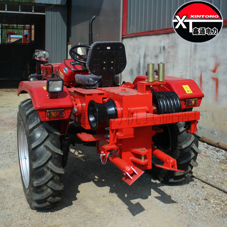 电力工程拖拉机绞磨机 280型拖拉机绞磨 双卷筒拖拉机绞磨机