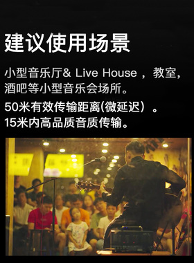 DOUBLEX2无线民谣吉他拾音器免打孔专业木吉他德博演出专用收音器