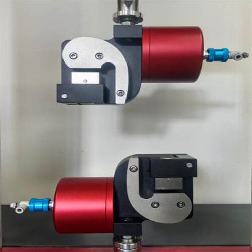 5KN气动打包带拉伸夹具非金属材料背带打包带拉伸测试500KG拉力
