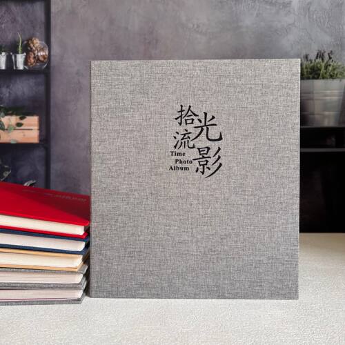 相册自粘式反复用双面麻布棉麻