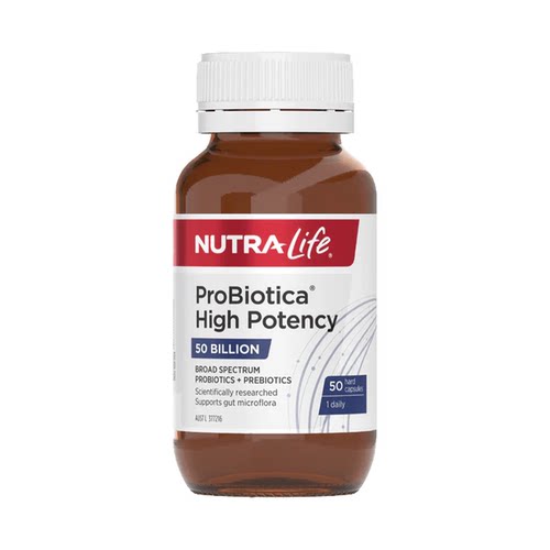 纽乐NUTRALIFE500亿强效成人益生菌50粒呵护肠胃  27.12月