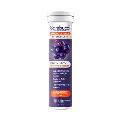 Sambucol小黑果泡腾片15粒 28年