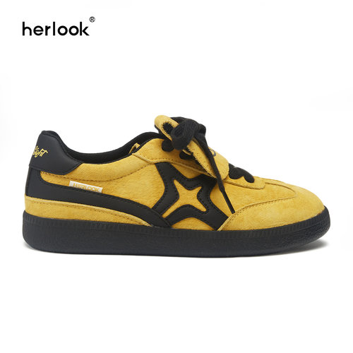 herlook星星翻盖德训鞋软底舒适