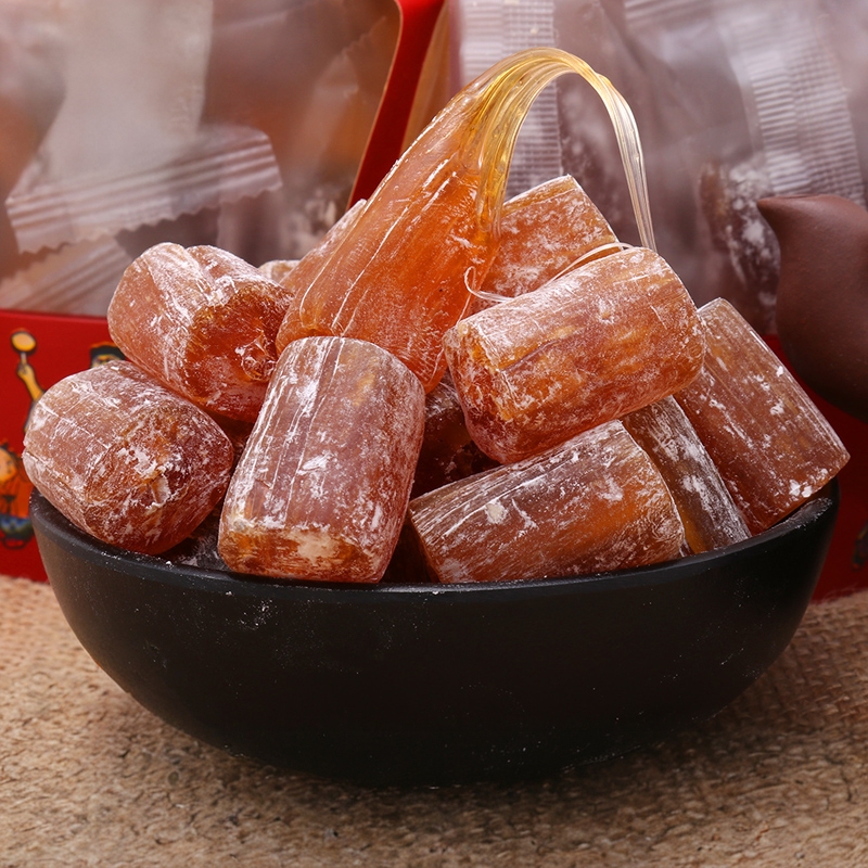 百年张记纯正手工原味粘牙糖麦芽糖 饴糖灶糖粽子糖叮叮糖