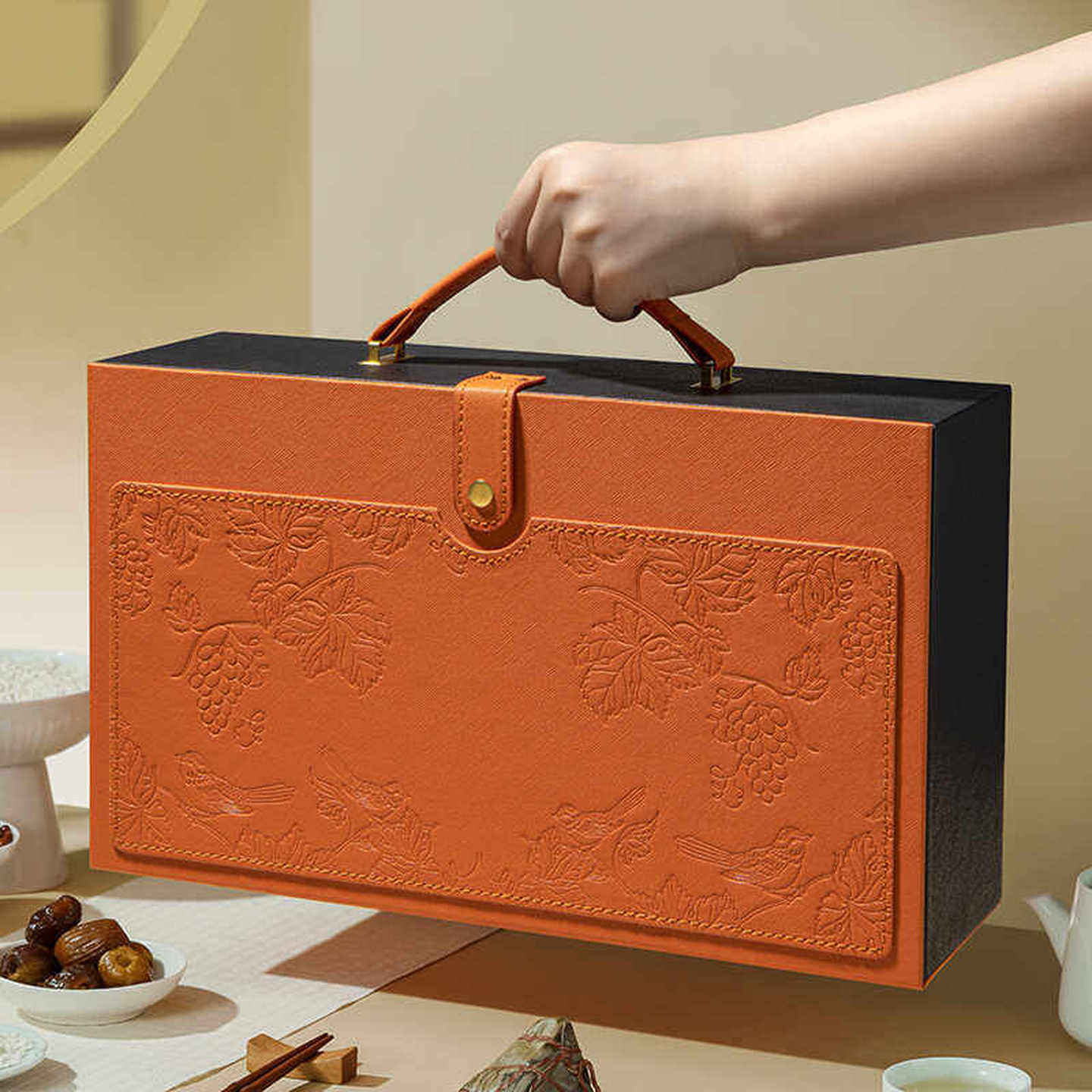 红酒礼盒空盒红酒包装箱两只装葡萄酒礼品盒纸盒创意通用空盒高档