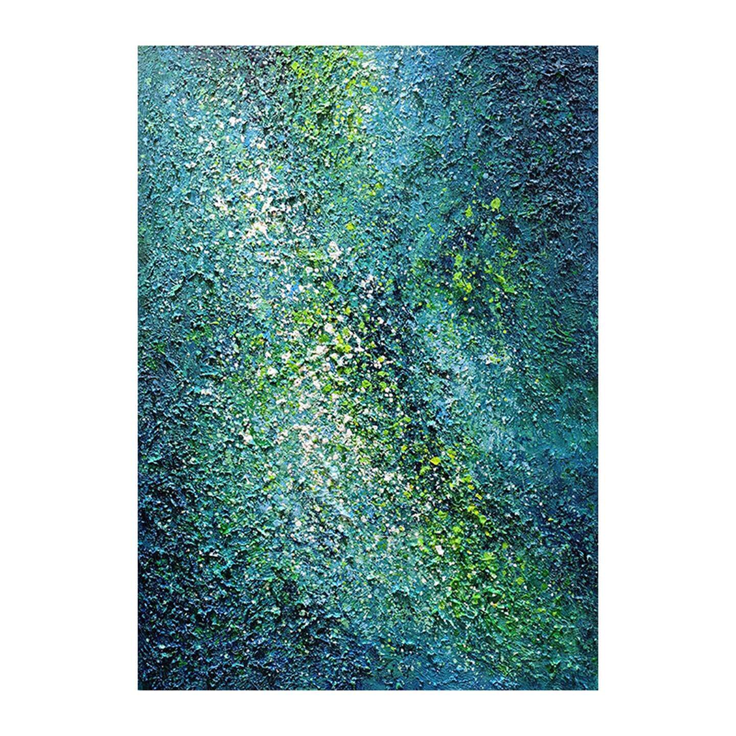 大芬村手绘油画抽象墨绿玄关装饰画肌理级感客厅沙发背景墙挂画