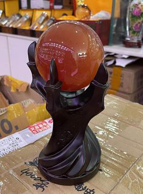 水晶球树脂底座骷颅爪树脂摆件树脂工艺品玉石矿标树脂底座