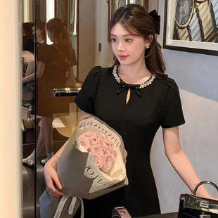 修身 法式 洋气连衣裙D1455 新款 2026夏季