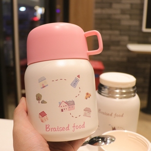 316不锈钢焖烧杯银耳羹专用燕窝保温杯焖烧壶500ml便携学生饭盒女