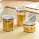 防潮奶粉罐密封罐带勺可携式 盒婴儿宝宝米粉盒专 外出奶粉米粉分装