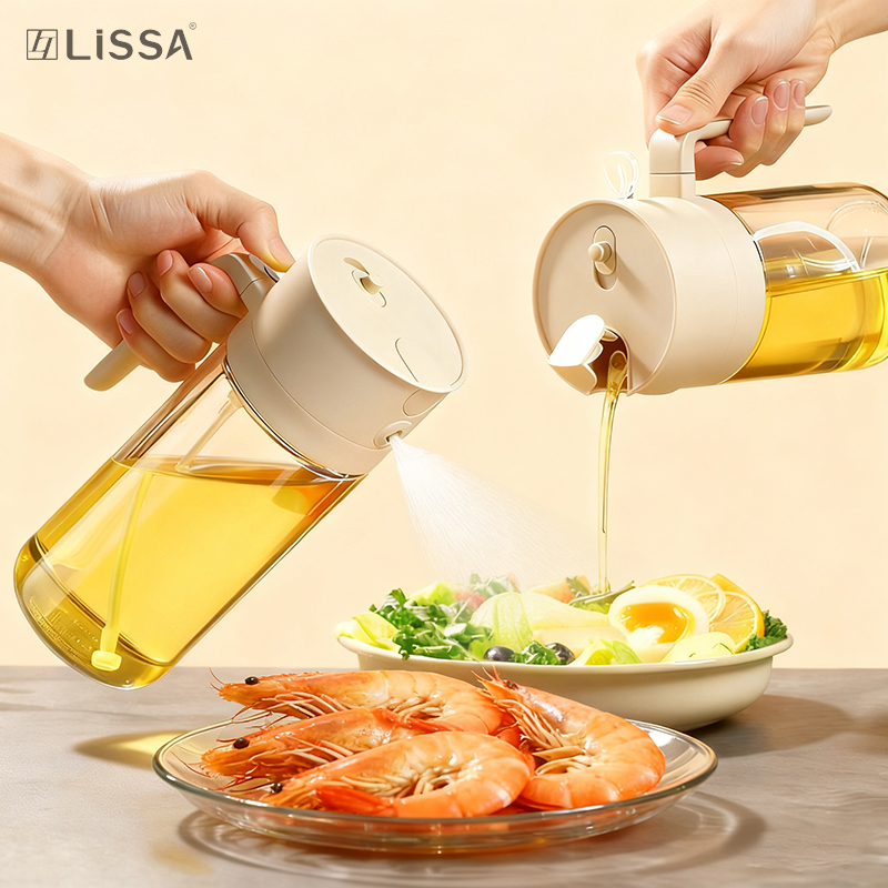 lissa喷倒一体控量雾化喷油壶