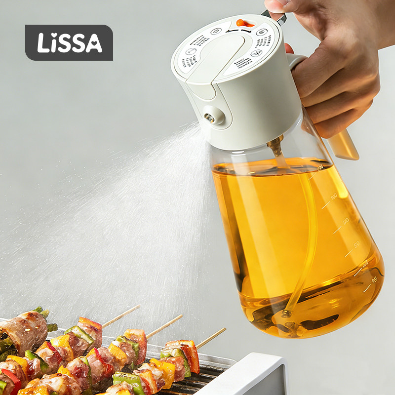 lissa喷油壶喷雾化喷倒两用一体油瓶家用大容量酱油醋不挂油罐壶