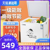 香雪海小冰柜家用冷冻小型冷柜一级节能迷你小冰箱冷藏商用大容量