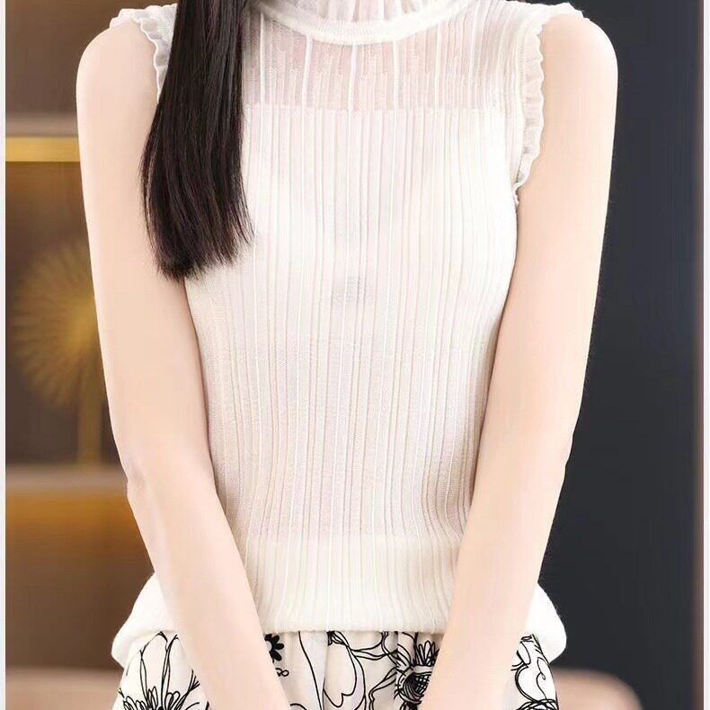百搭高领打底假蕾丝衫女甜美领子内搭蕾丝花边蕾丝衫半高领包脖立