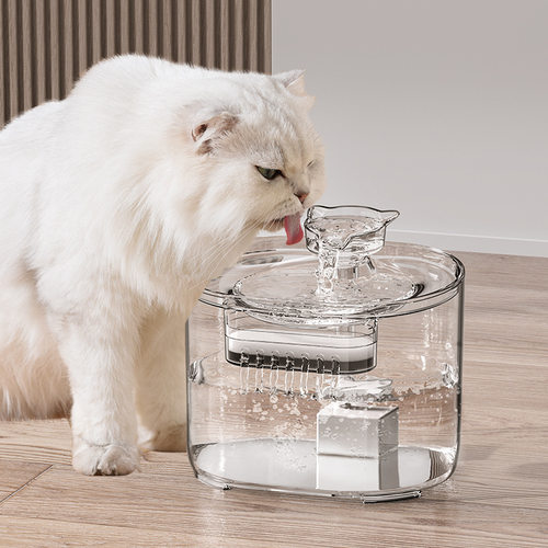 宠物自动饮水机循环流水猫咪大容量饮水器多层过滤水仿真活水静音