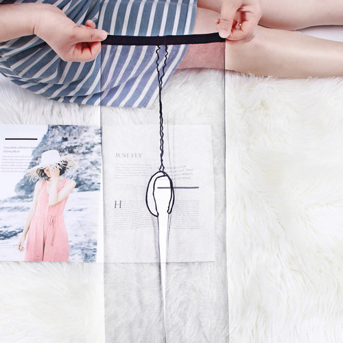 高透0D开裆丝袜超薄连裤袜