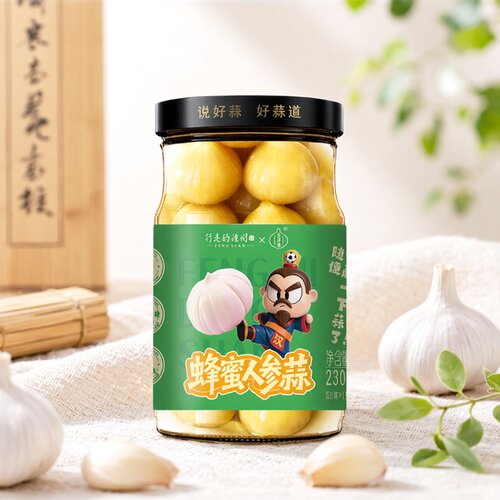 好蒜道蜂蜜人参独头蒜正宗新鲜云南腌制糖醋大蒜无添加即食腊八蒜