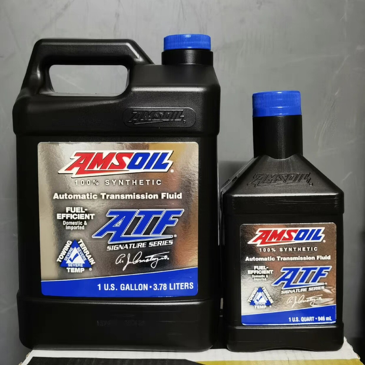 美国AMSOIL安索签名版ATL蓝盖低粘度全合成汽车自动变速箱油3.78L