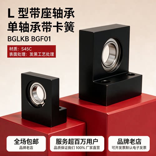 LTKC BGLKB6201 BGF01L型带座轴承 单轴承带卡簧 立式轴承座 6902