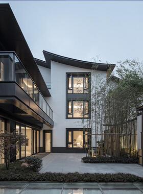 中式三层农村自建房设计图纸豪宅院子乡墅建造图纸效果图F109