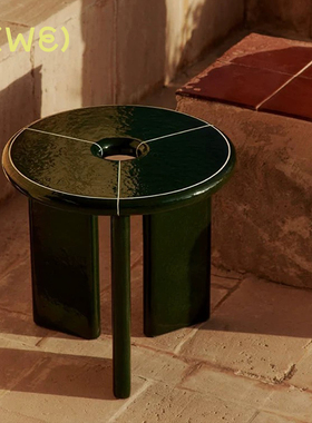 25年新品丹麦Fermliving Deya SideTable 陶瓷边几茶几床头柜角几