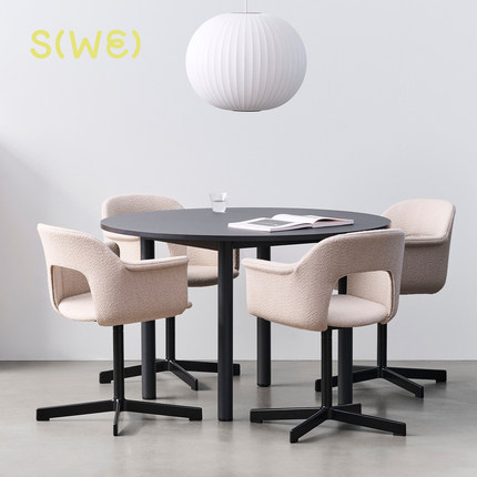 丹麦HAY Annex table 餐桌圆桌长桌办公室桌北欧简约客厅餐厅