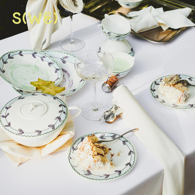 SeraxMarni联名骨瓷繁花套装