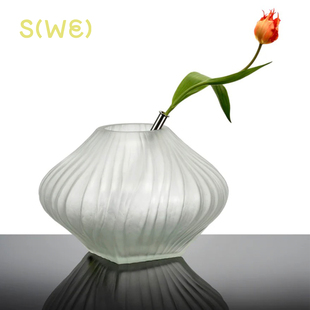 比利时Serax The Josephine系列04 花瓶花器插花雕塑感曲线感线条