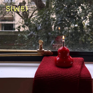 饰摆件氛围礼物 不锈钢酥油灯葫芦造型桌面装 言彦yanyan 福禄系列