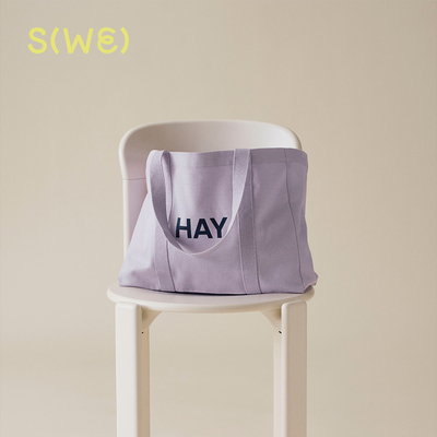 丹麦单肩包大容量购物袋帆布包