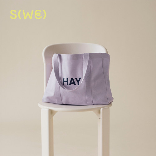 丹麦单肩包大容量购物袋帆布包