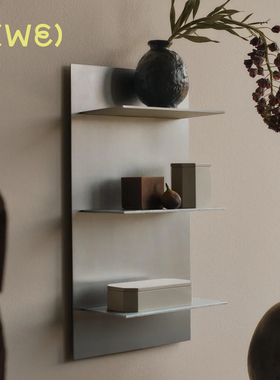 25秋冬新品 Fermliving Lager Wall Shelf 墙面置物架 书架铝客厅