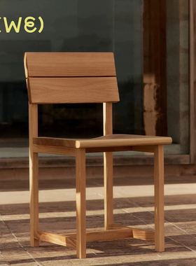 丹麦Fermliving Vist Dining Chair实木餐椅靠背椅座椅餐厅北欧