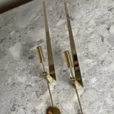 Швеция Skultuna минималистский ретро -колокол, настенная свеча, скульптура, современная минималистская гостиная подсвечника