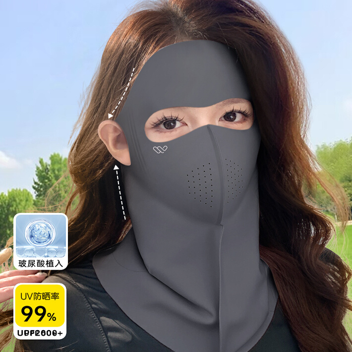 日本进口全脸防晒面罩女夏季抑菌