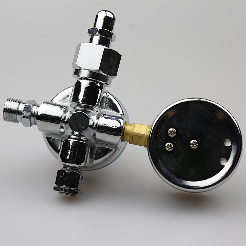 YQY-740A氧气减压器25mpa单体氧气压力表气体调压阀上海仪表