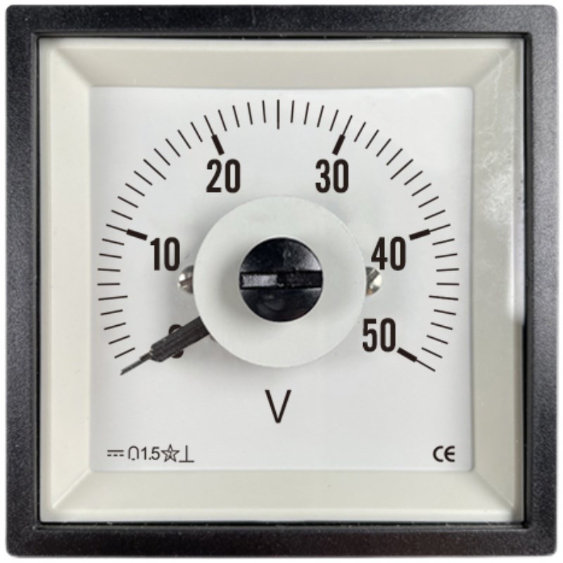 Q72直流电压表50v 61c16 61c13指针船用仪表dc带f72 yt