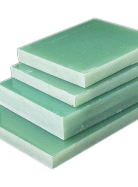 FR4水绿色环氧玻纤板玻璃纤维绝缘板加工打孔铣槽耐高温隔热切割