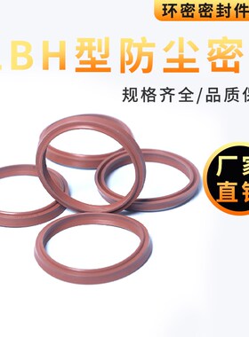 液压防尘圈LBH40/45/48/50/53/55/56/60/63/65/67氟胶气缸防尘圈