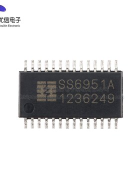 原装 SS6951A-ET-TP ETSSOP-28 双通道H桥电流控制电机驱动器