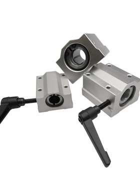 锁紧直线光轴轴承箱式钢保耐高温轴套滑块SC81012162025/3040UUGA