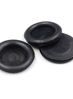 黑色橡胶皮护线圈单双面密封件配电箱出线环过堵孔保护套皮口圆形