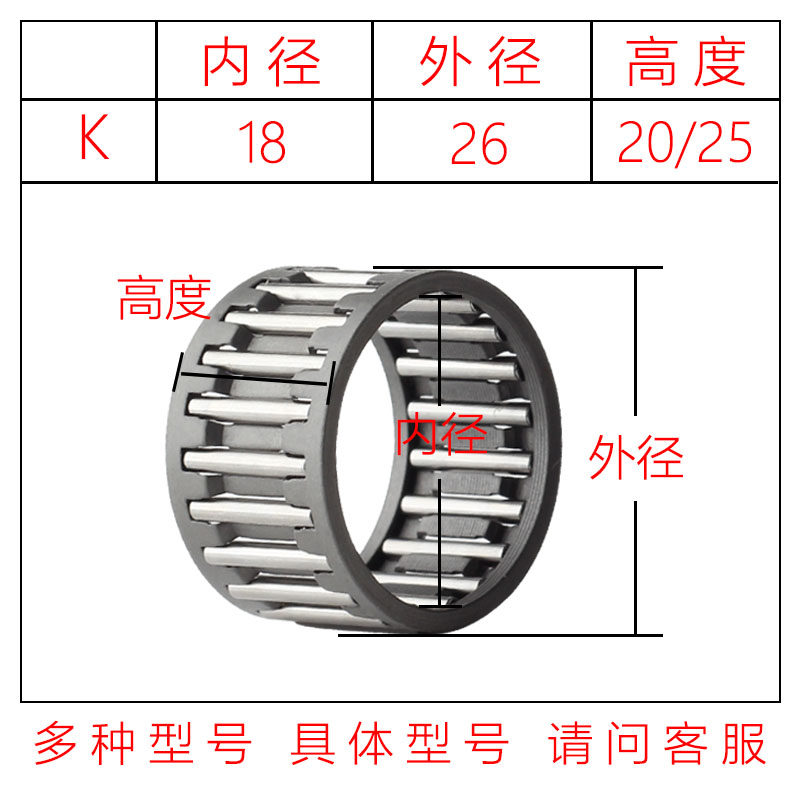 花篮滚柱滚针式内径14-23外径20-30单列满针轴承刚 K系列滚针轴承,工业油品/胶粘/化学/实验室用品,实验室漏斗,淘宝优惠券,粉丝福利购,淘宝优惠卷