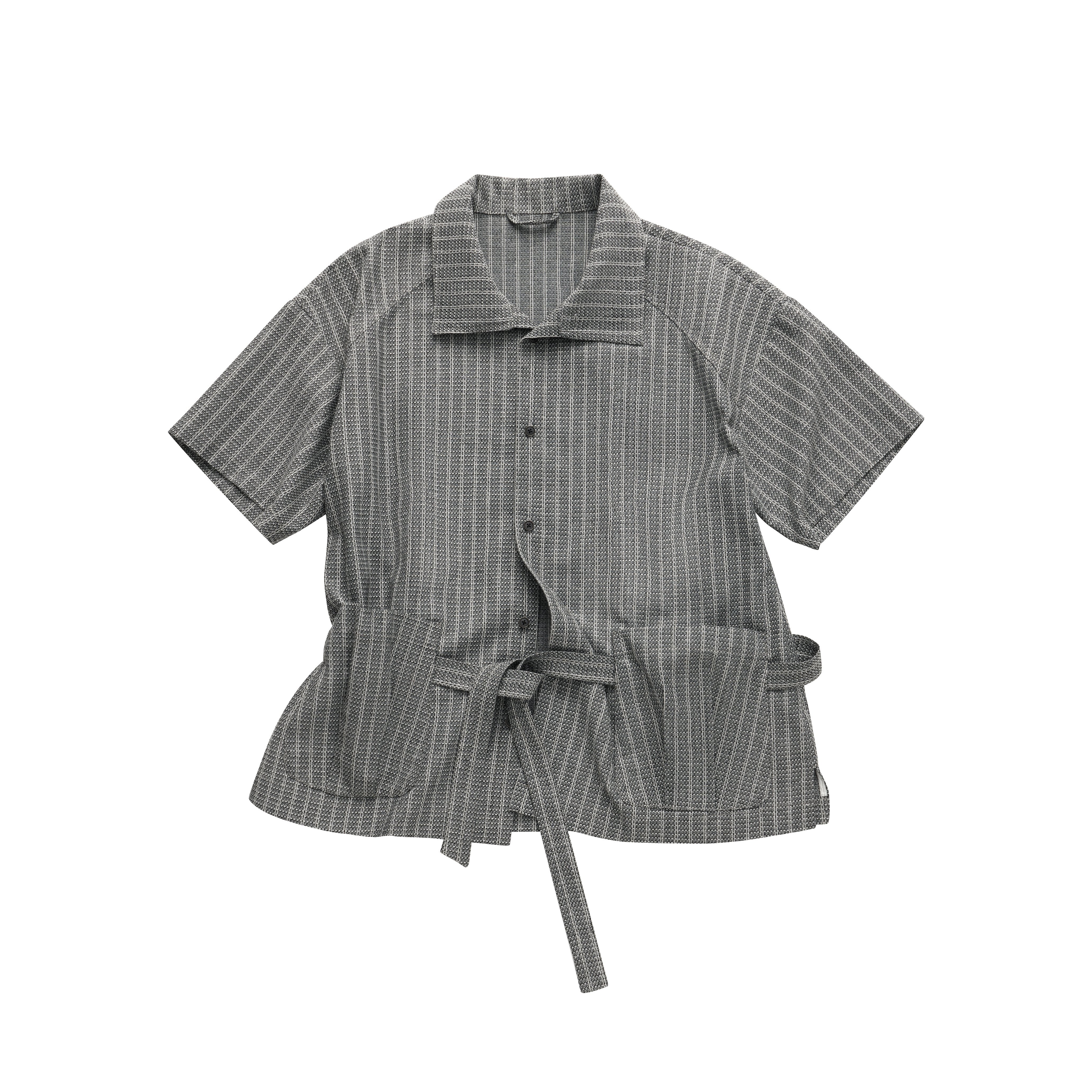 「OCEANBACCA」SS26/ 法式条纹绑带衬衫