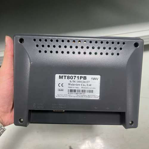 威伦触摸屏MT8071PB 1WV,24V输入电压,工作温度