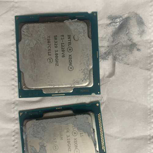 几颗e3-1220v6 1颗  e3-1226v3  3