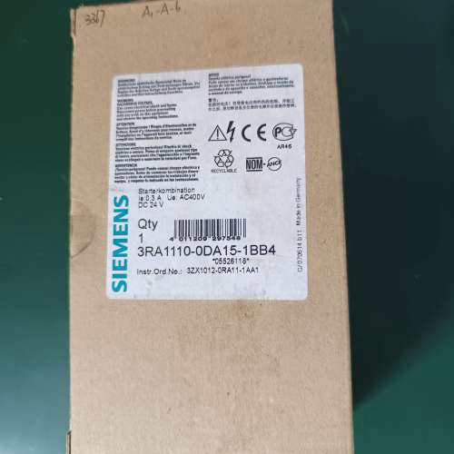3RA1110-0FD15-1BB4  外企仓库余料，德国进