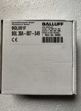 巴鲁夫光电传感器 BGL001F BGL 30A-007-S
