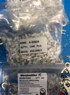 魏德米勒管型端子线鼻子9026070000